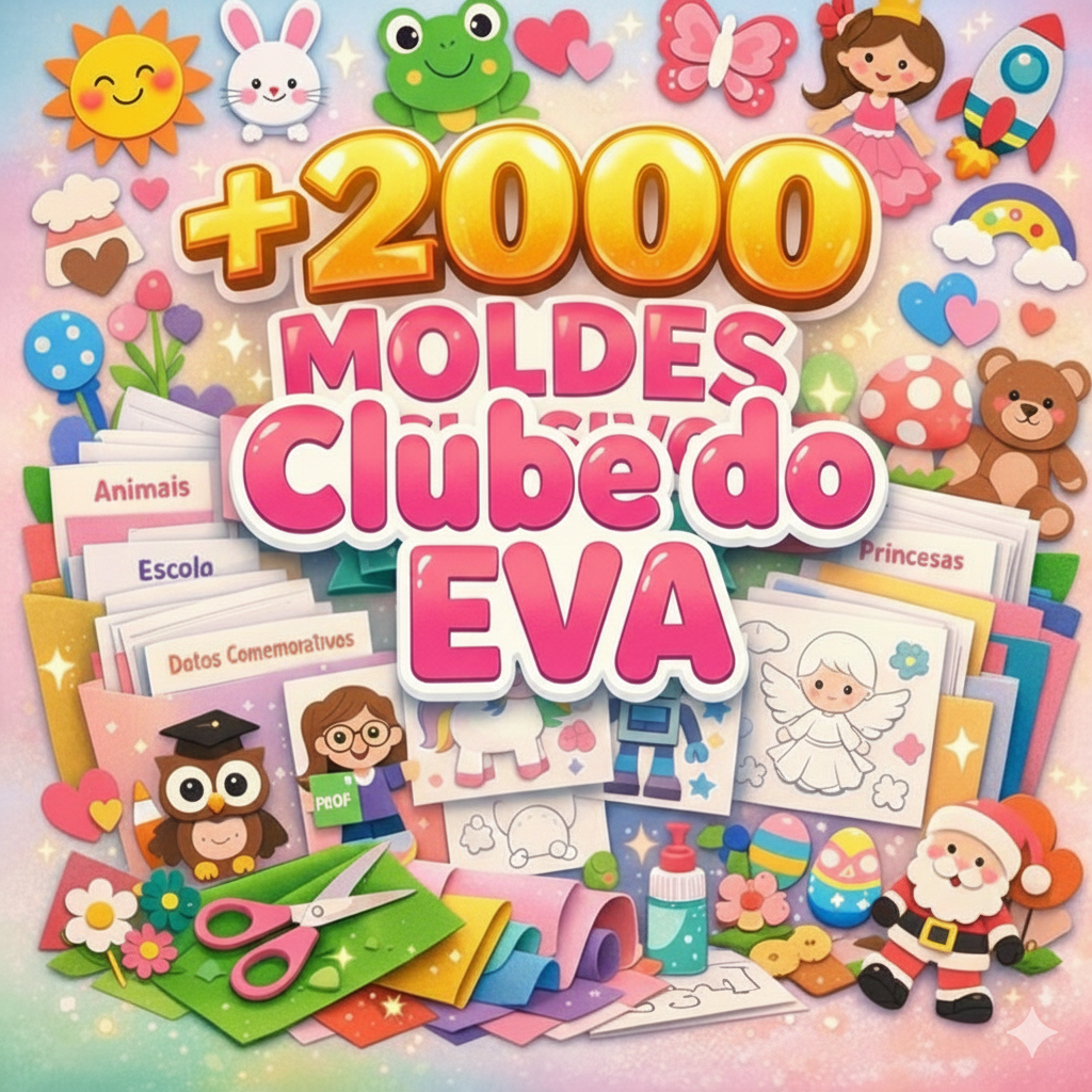 +2000 Moldes Exclusivos de EVA